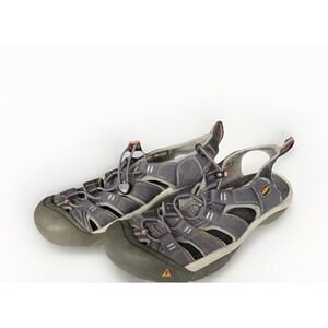 KEEN Newport H2 Waterproof Sport Sandals Gray Orange Men's Size 10.5 Hiking